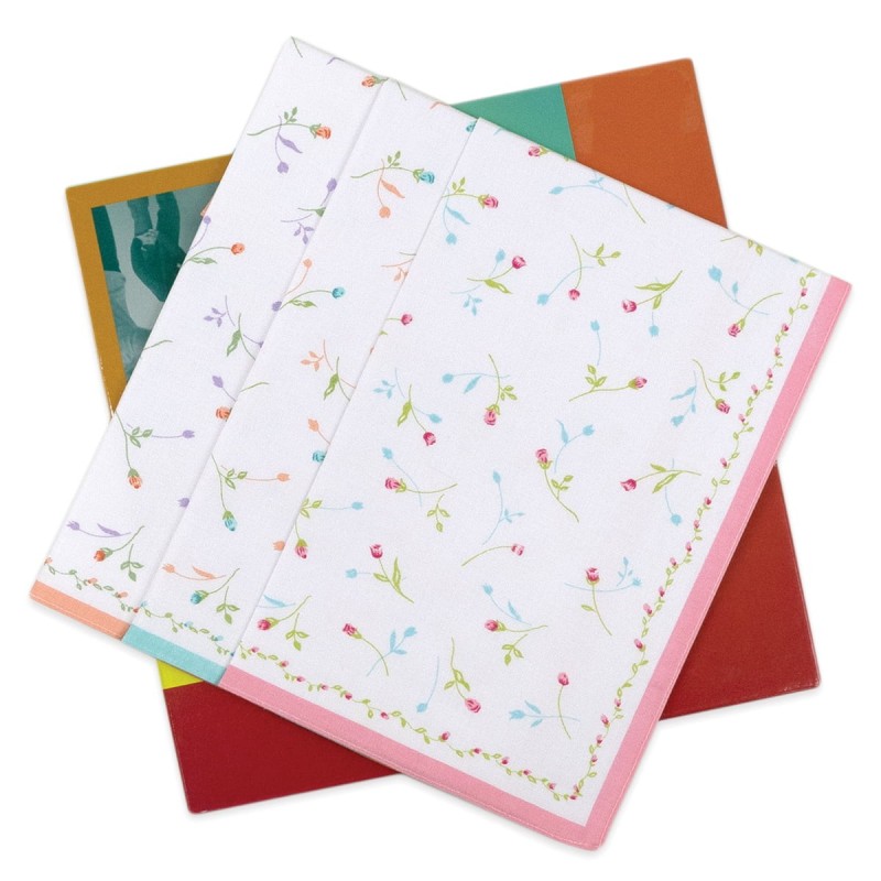 Woman's handkerchiefs 6 pcs 9058