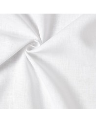 100% Pure Linen fabric width 300 cm - White