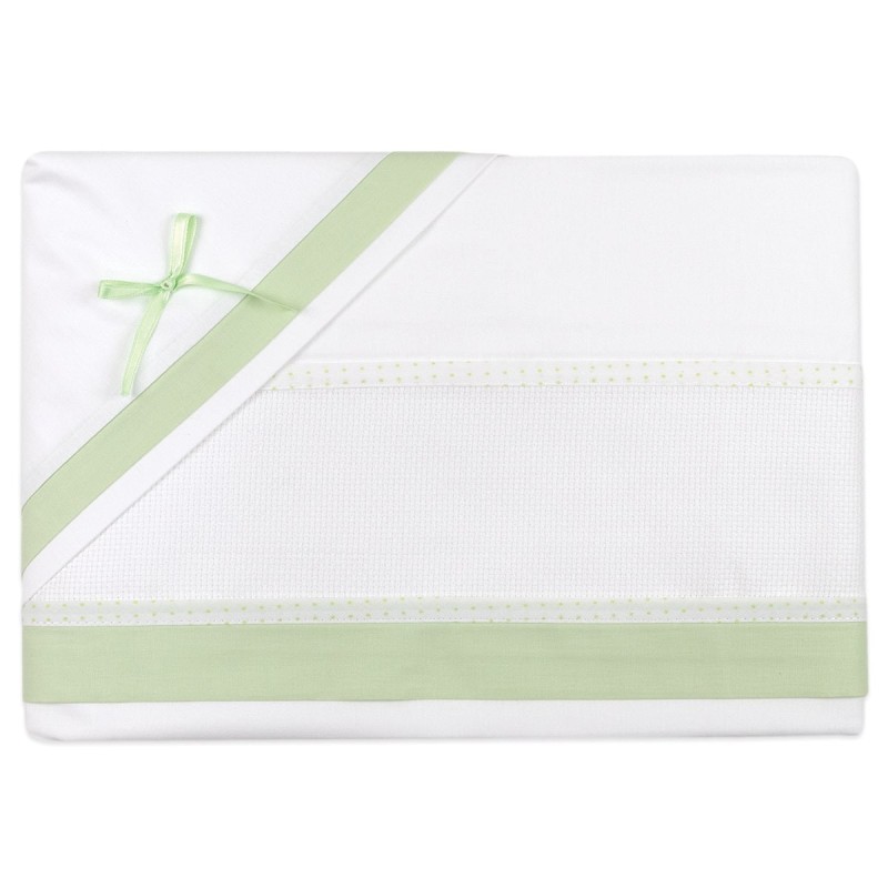 Cot bed sheet set to embroider art. CI1405PQV