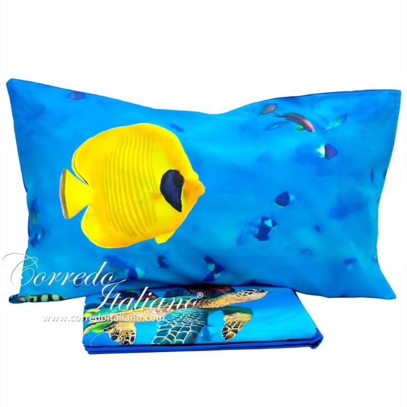 Aquarium - queen size bed sheets set... Aquarium - queen size bed sheets set...