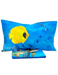 Aquarium - queen size bed sheets set digital
