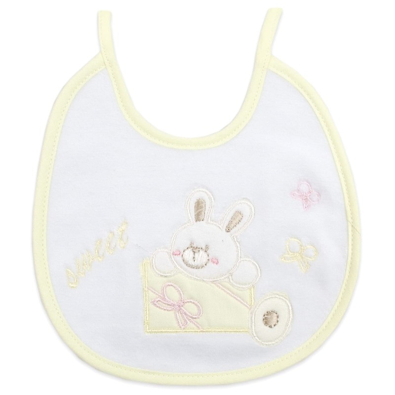 Chenille embroidered bib art. 1073