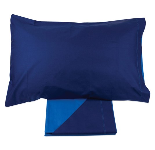 Bicolor - french size bed duvet cover set 2