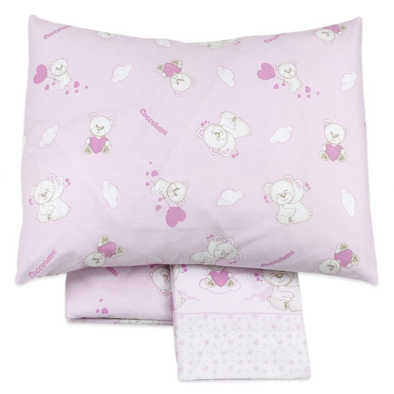 Cot bed sheet set flannel cotton art. 393RR