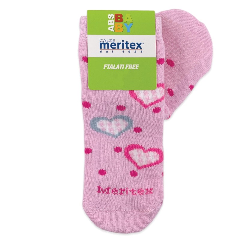 Dots & Hearts - Baby socks in winter cotton