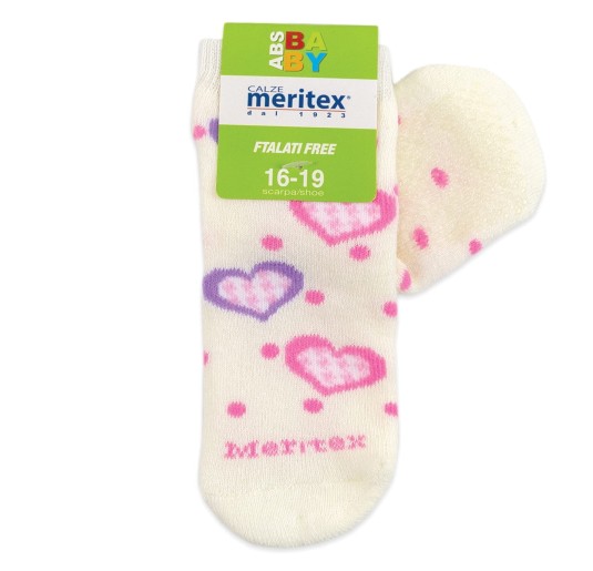 Dots & Hearts - Baby socks in winter cotton 2