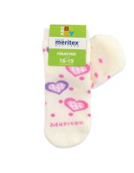 Dots & Hearts - Baby socks in winter cotton