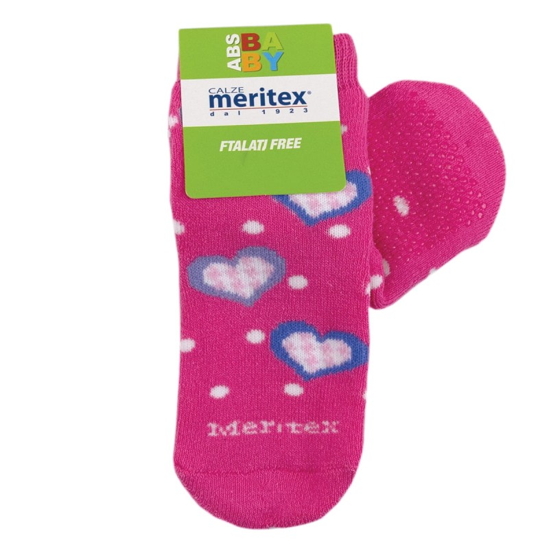 Dots & Hearts - Baby socks in winter cotton