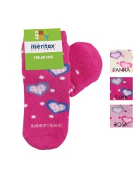 Dots & Hearts - Baby socks in winter cotton