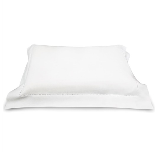 Puro Lino - pillow case in 100% pure triple ruffle linen with hemstitch 2