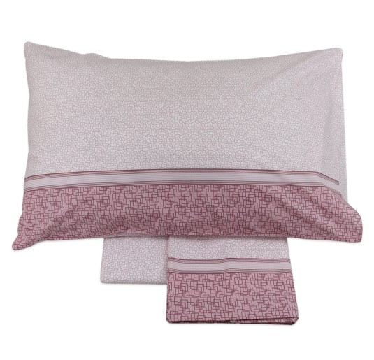 Square - Three quarter bed sheet set cotton 2