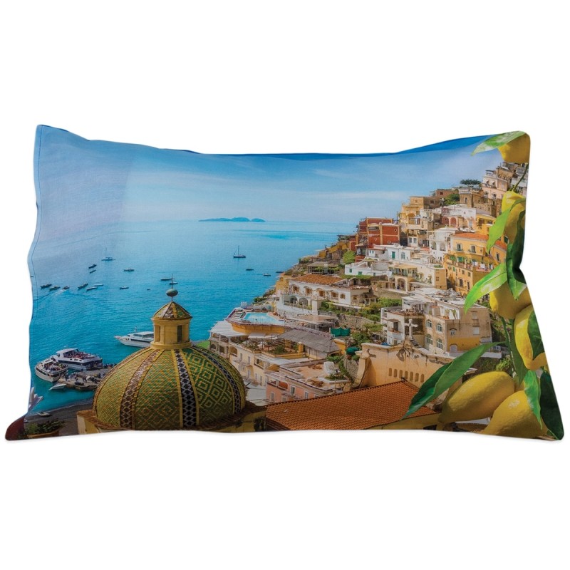 Amalfi pillowcase digital printed 52x82 cm