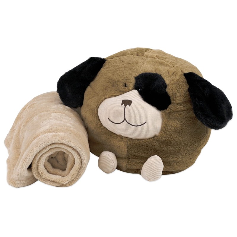 Bau Bau - set peluches con copertina 100x130 cm