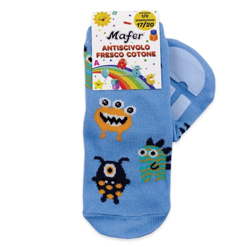 Little Monsters - Baby socks cotton no-slip