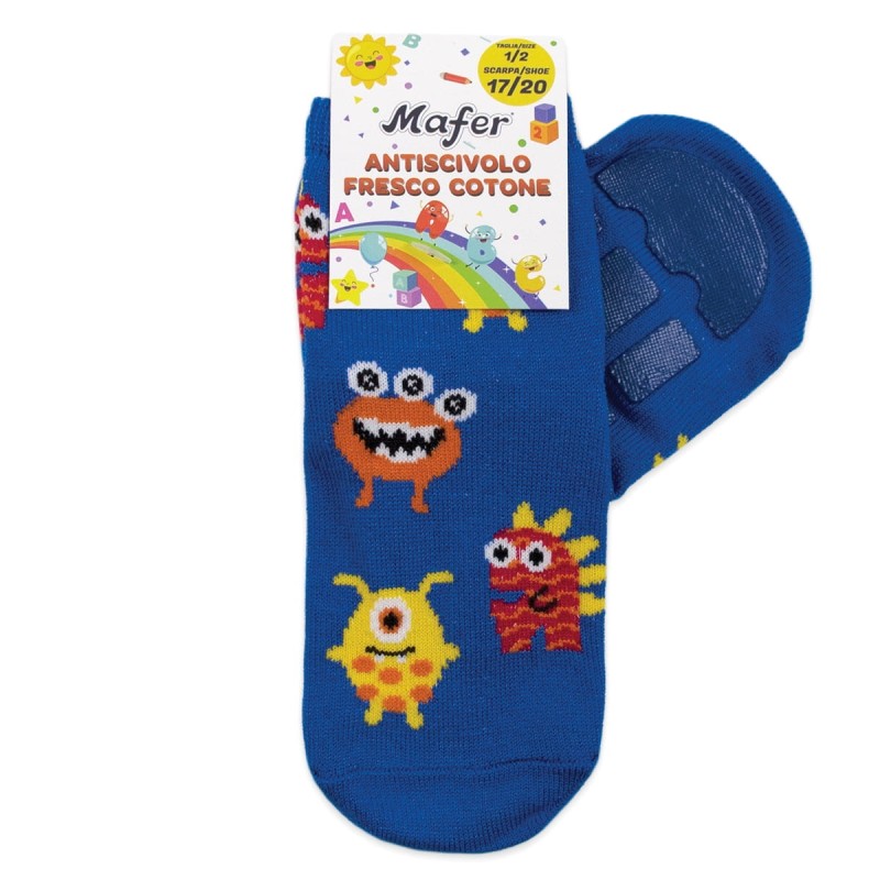 Little Monsters - Baby socks cotton no-slip