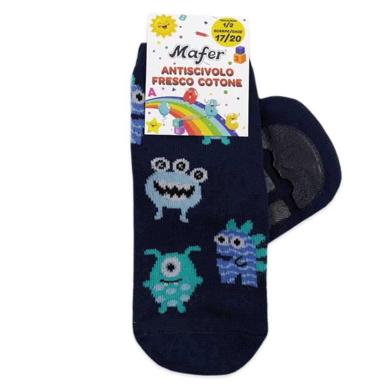 Little Monsters - Baby socks cotton no-slip