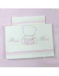 Orsetto coordinato ricamato culletta e carrozzina