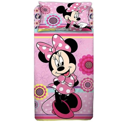 Minnie - completo lenzuola copriletto 1 posto Disney art. 578177 2