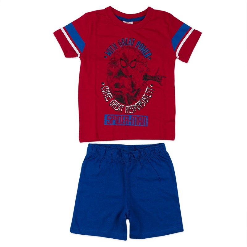 Spiderman ppajamas boy t-shirt + short art. MV72G7645