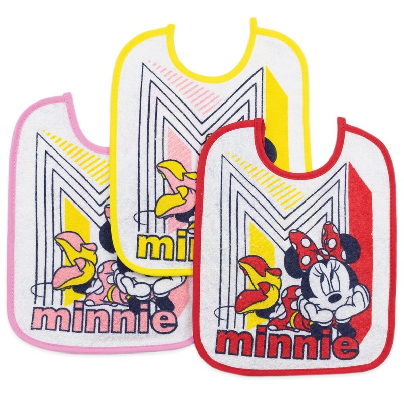 Minnie - set 3 bavaglini art. D9549