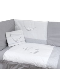 My Friend - Duvet cover with cot bumper and cot bed sheets
