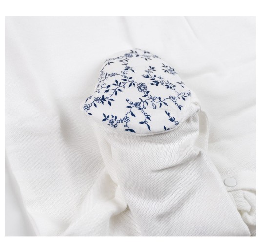 BABY GIRL ROMPER COTTON PIQUET 2
