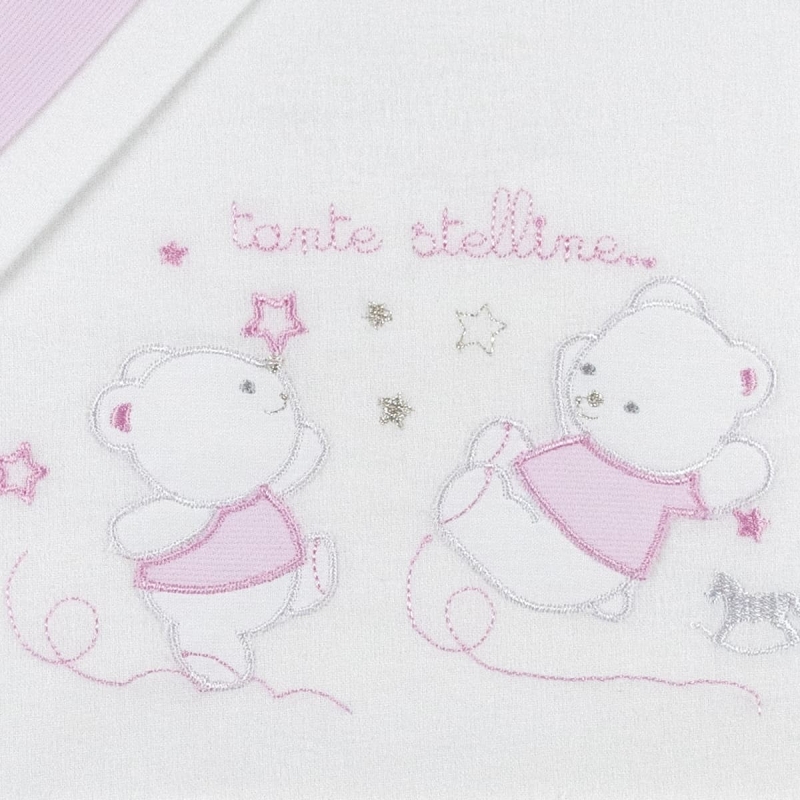 Cot bed sheet set flannel 3 pieces art. FL645AZ