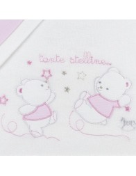 Flannel cradle bed sheet set art. 645RR