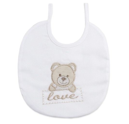 Bib in pure cotton art. CI1448 2