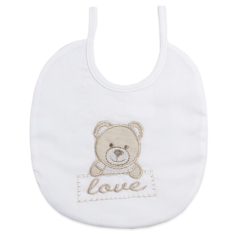 Bib in pure cotton art. CI1448