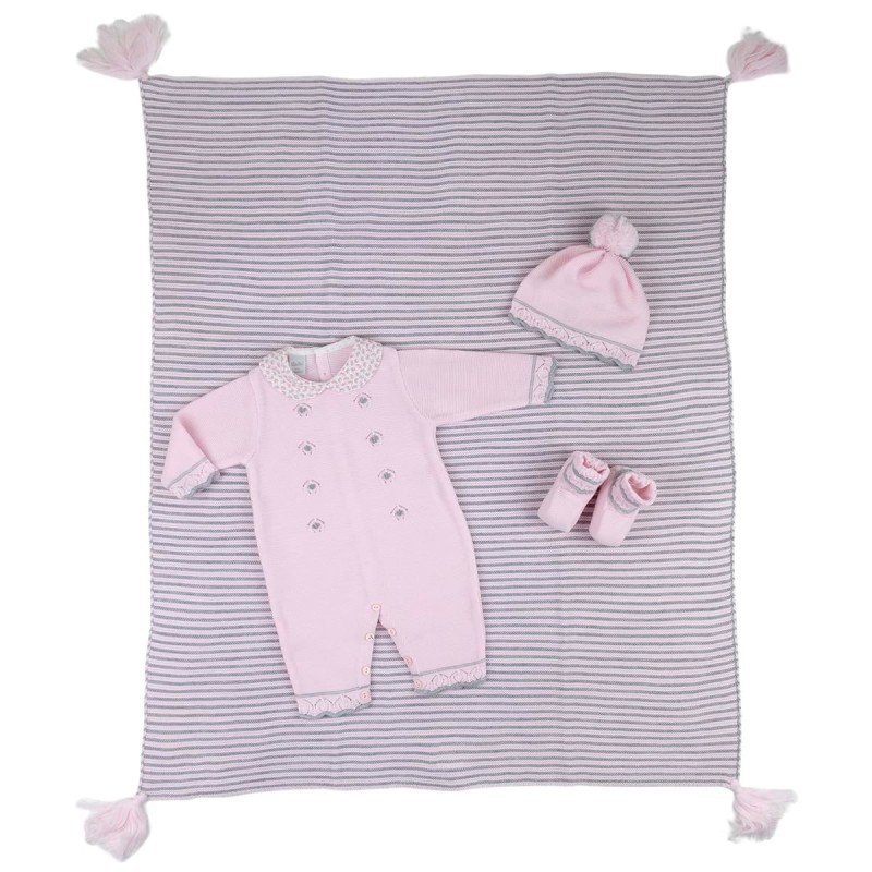 Baby Girl Layette Set Pure Merinos Wool IC45
