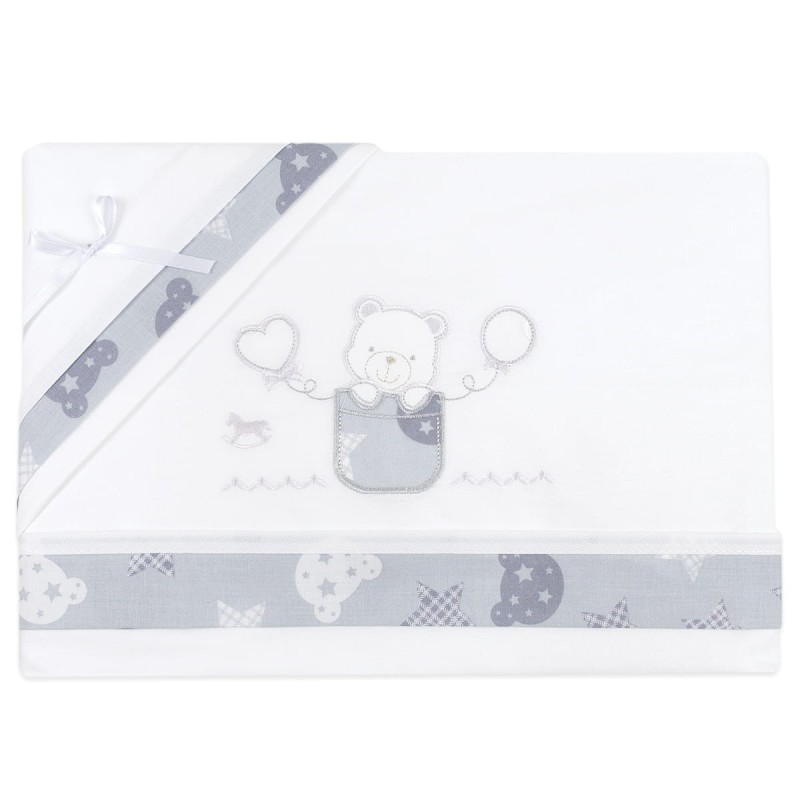 Set lenzuola in flanella per lettino Mio Piccolo art. FL820GR