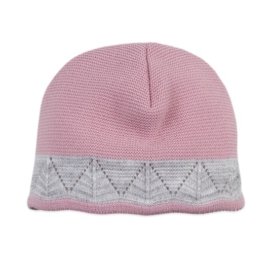 Mixed wool baby hat CAL018PR