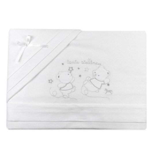 Cot bed sheet set flannel 3 pieces art. FL645GR