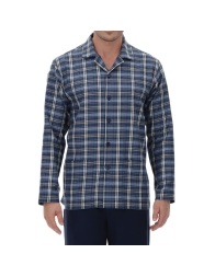 Pigiama flanella media aperto avanti Perofil art. 92024