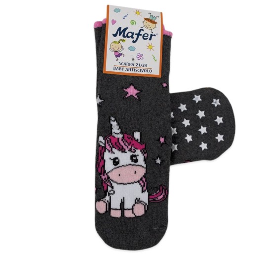 Unicorno - Calzini Antiscivolo in caldo Cotone BAN6552 2