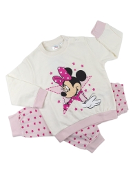 Minnie - Pigiama bimba Disney con stelline caldo cotone WD900489