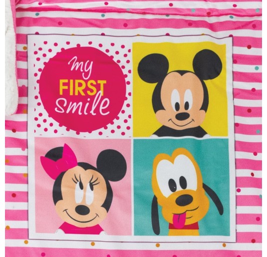 Minnie Mouese & Co - lamb fleece blanket for Disney cradle art. TK0261RR 2