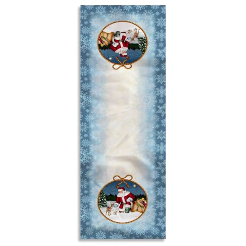 Winter - runner centrotavola natalizio tessuto Gobelin 40x100 cm