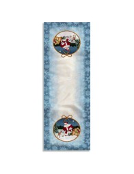 Winter - table runner Christmas Gobelin fabric 40x100 cm