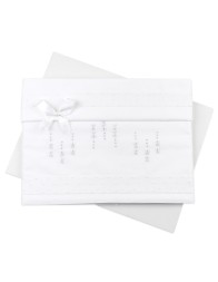 Cradle sheet set embroidered by hand LC45219B