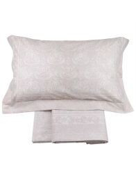 Greca - flannel double bed sheet set maxi