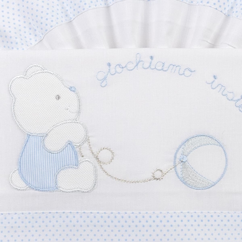 Set lenzuola culletta e carrozzina Dolci Sogni art. DSC6013GR