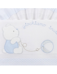 Set lenzuola culletta e carrozzina Dolci Sogni art. DSC6013GR