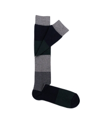 Calza lunga caldo cotone multiriga ALLDays ALD7205GRN