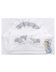 Elefantini - Set lenzuola culla e carrozzina La Fatina 03215GR