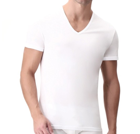 Active - T-Shirt collo V Filoscozia Perofil art. VPRT00321 2
