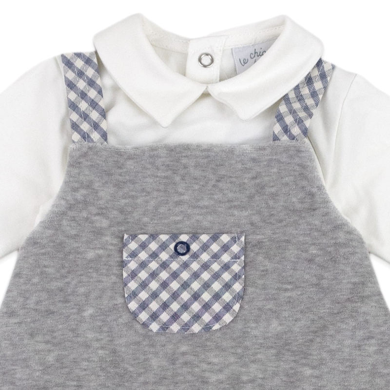 Elegant baby chenille outfit for newborn comfort