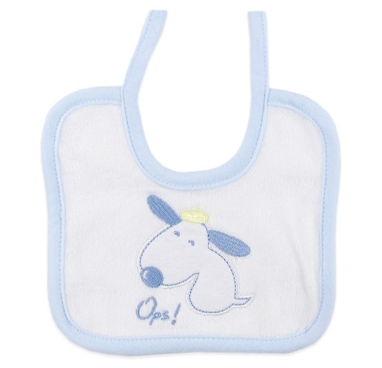 Bib in chenille embroidered by Ellepi AD9682A 2