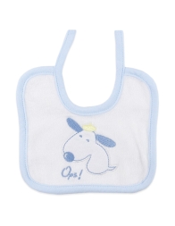 Bib in chenille embroidered by Ellepi AD9682A